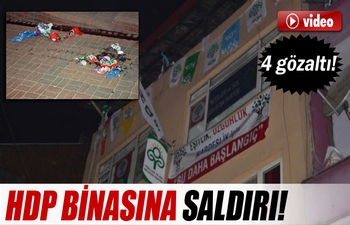 Zonguldak’ta HDP binasına saldırı