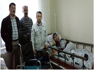 Hakkari'de 5 engelli için yeni yataklar alındı
