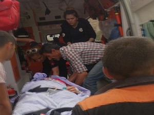 Ambulans helikopter zorunlu iniş yaptı