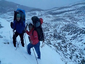 Hakkari'de iki dağcı Karadağ'a tırmandı