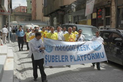 KESK TEN PROTESTO AÇIKLAMASI