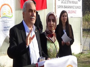 Fakıbaba Türk bayrakları ve halaylarla karşılandı