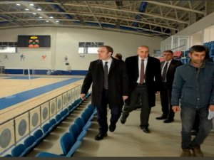 Başkan Epcim 25 milyonluk spor kompleksini denetledi.