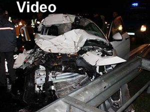 Feci trafik kazası 3 ölü, 1 yaralı
