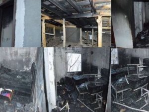 ASP’den evleri yanan Taş ailesine yardım eli