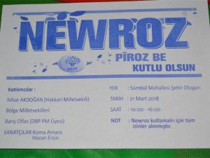 HDP Newroz'i 21 olarak duyurdu