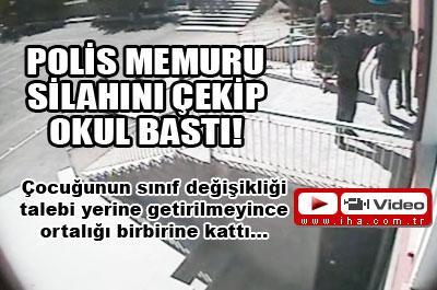 ÇOCUĞU İÇİN OKULU BASTI
