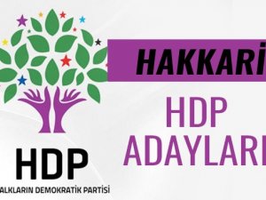 HDP Hakkari Milletvekili adayları açıklandı!