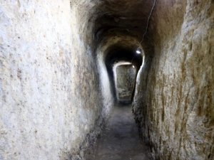 8 odalı yeraltı şehrinde kazı çalışmaları sürüyor
