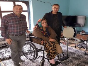 Engelli Çiftçi’nin tekerlekli sandalye sevinci