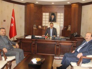 Kızılay genel sekreteri yardımcısı işgüzar'dan Vali Akbıyık'a ziyaret
