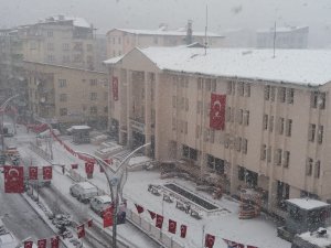 Hakkari'de kar yağışı yeniden başladı