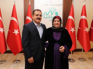 Şehit ailesinden Vali Akbıyık'a ziyaret