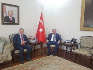 Başkanı Taş’tan Konya valisi Toprak’a ziyaret