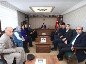 AK Parti heyetinden Kaymakam Öztürk'e ziyaret