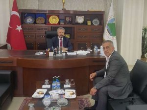Başkan Ertuş'tan HATSO Başkanına ziyaret