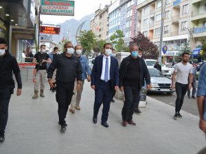 MHP'li Başkan Uslu'dan Vali Akbıyık'a ziyaret