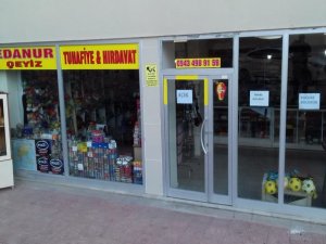 Van’da Edanur tuhafiye çeyiz market hizmete açıldı