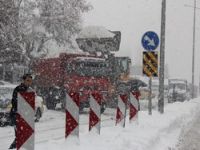 Hakkari'de yoğun kar yağışı