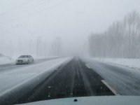 Van'da kar yağışı ve yoğun sis