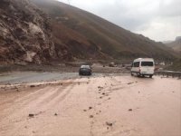 Van-Hakkari karayolunda heyelan