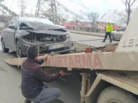 Hakkari Tekser yolunda kaza iki yaralı