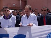 Doktor cinayeti protesto edildi