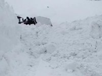 Şemdinli'de karla mücadele