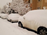 Van'da beklenen kar yağışı başladı