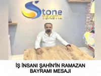 İş insanı Şahin'den bayram mesajı