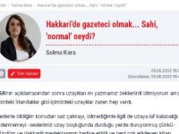 Hakkari'de gazeteci olmak...