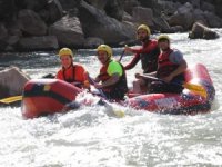 Sınır'da rafting heyecanı devam ediyor