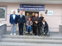 Vali Yardımcısı Berber' den engellilere ziyaret