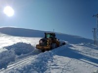 Hakkari üs bölgelerinde karla mücadele sürüyor