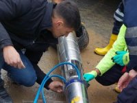 Hakkari’de sondaj su pompası tamir edildi