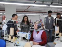 Kadın istihdamına yönelik tekstil fabrikası