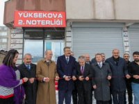 Vali Çelik "Yüksekova'da 2. noter açılışını yaptı"