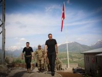 Vali Ali Çelik "Sınır hattında incelemelerde bulundu"