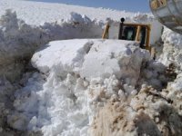 Doski Vadisi’nde 5 metre  karla mücadele