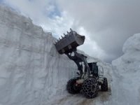 Mayıs ayında 6 metrelik karla mücadele