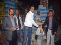 Yütso'dan ailelere gıda yardımı