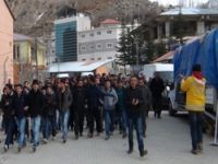 Sınır'da elektrik protestosu