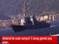 Boğaz'da 3 Rus savaş gemisi..