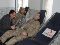 Jandarma'dan kan bağışına destek
