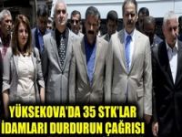 STK'lardan idamları durdurun çağrısı