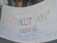 Mersin Üniversitesi'nde Kobani boykotu