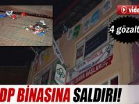 Zonguldak’ta HDP binasına saldırı