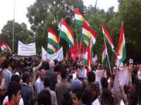 Erbil’de, Mahabad’a destek yürüyüşü başladı