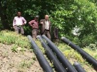 Durankaya'da kanalizasyon çalışmaları sürüyor