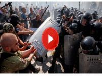 Ukrayna karıştı: 1 ölü, 100 yaralı